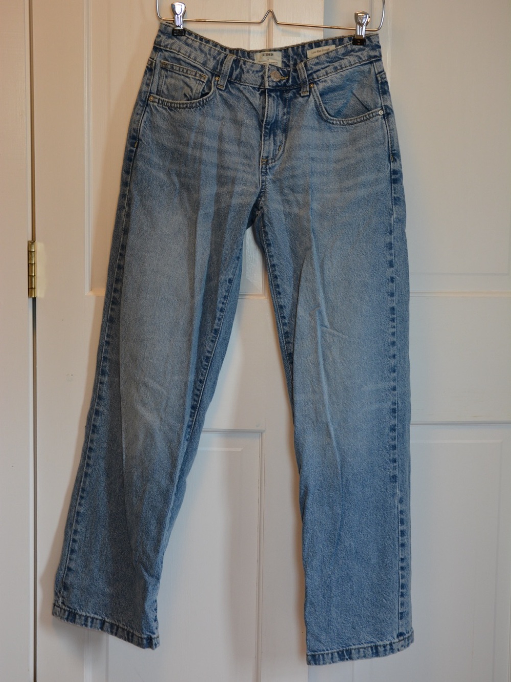 Cotton On Light Wash Straight-Leg Jeans